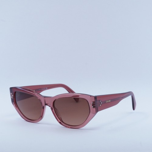 Pre-owned Celine Cl40219i 74t Pink/gradient Bordeaux 54-18-135 Sunglasses Authentic In Red