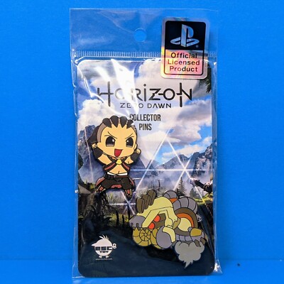 Horizon Zero Dawn 2 Forbidden West Cultist & Rockbreaker Enamel Pin Set Official