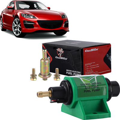 Universal 12D Micro Electric Diesel Fuel Pump 35GPH 5/16Inch Inlet 5-9PSI Super