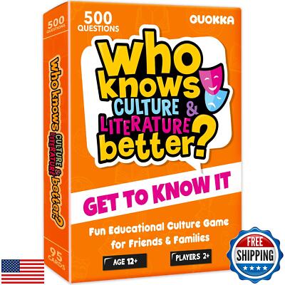 QUOKKA Board Games for Kids 8-12 and Family - Educational Card Game for Kids