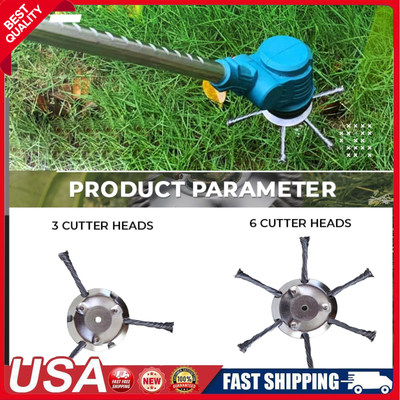 Steel Wire Wheel Trimmer Head Blades Lawn Mower Grass Weed Cutter Universal USA