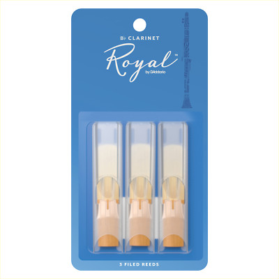 Daddario Woodwinds Rico Royal Bb-Klarinette 2.0 | Clarinet-Reeds Blätter RCB0320