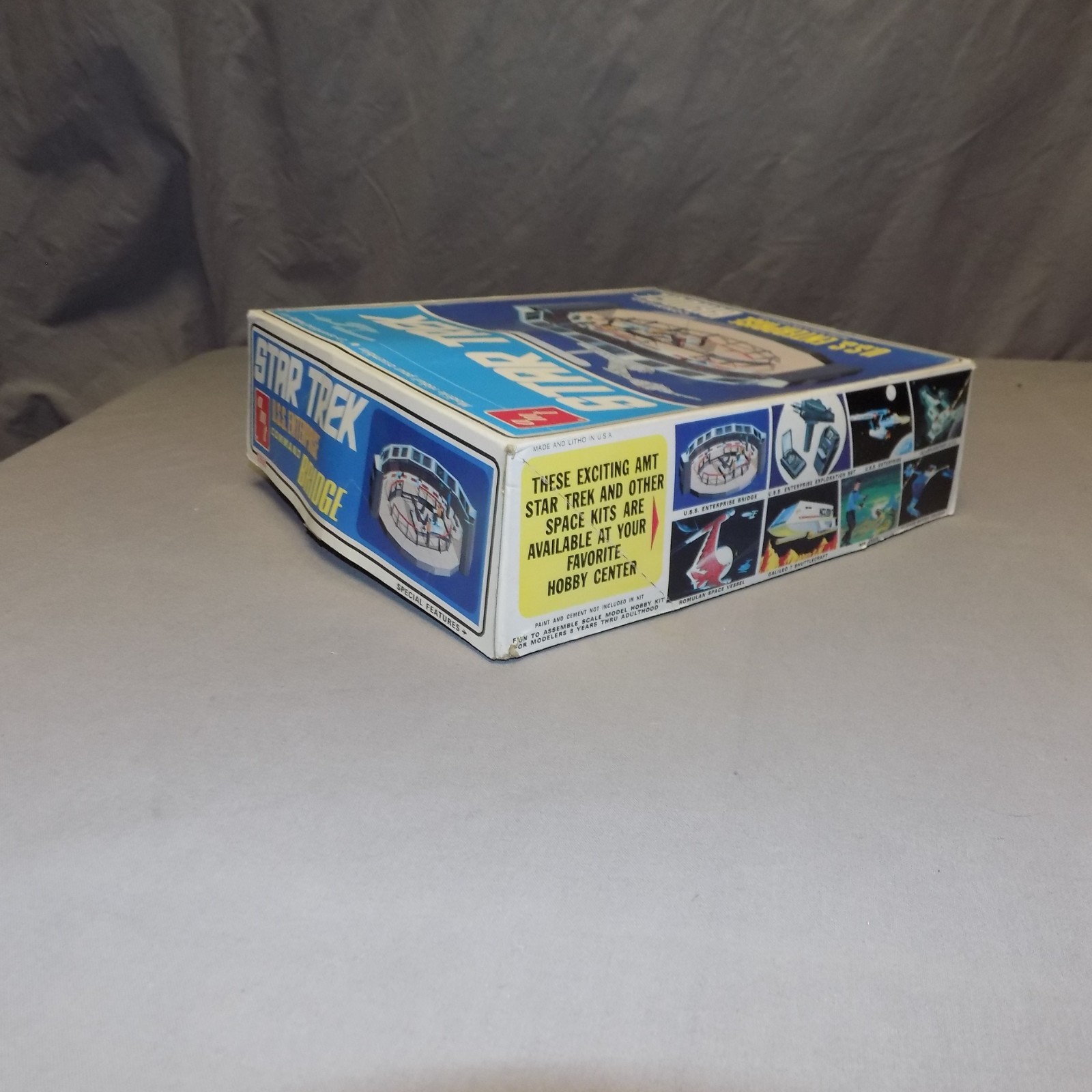 AMT Star Trek USS Enterprise Command Bridge Model Kit S950 Unused 1975 complete