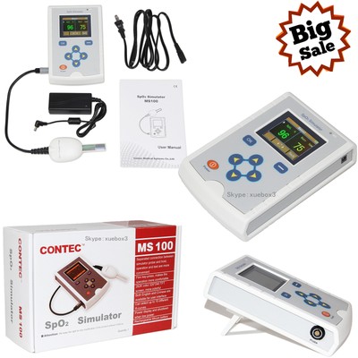 CONTEC SpO2 Pulse Rate Blood Oxygen Simulator Pulse Oximeter reaction time MS100