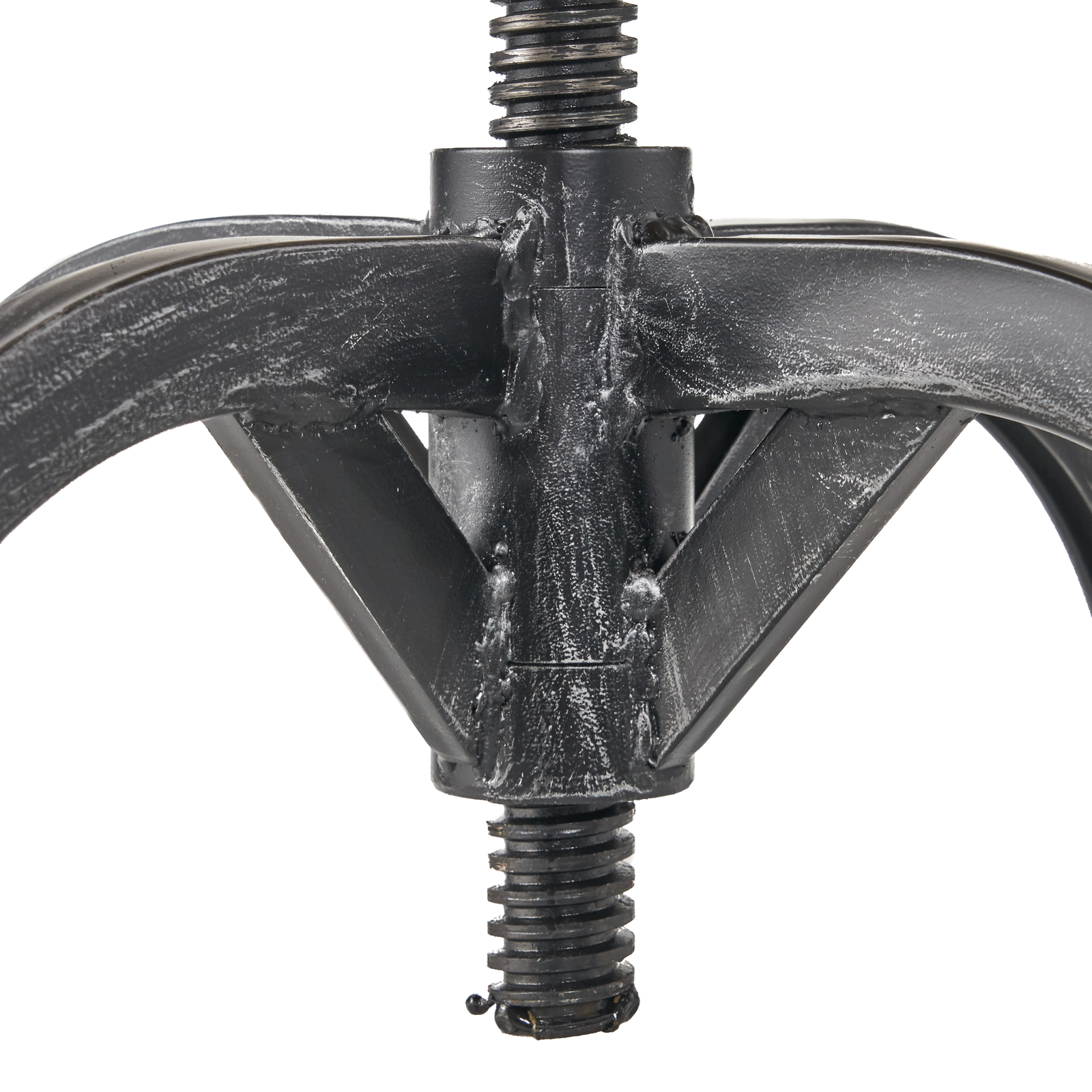 1 Set Outdoor Bar Stool Armless Bar Height Patio Chairs Wood Back Metal Frame