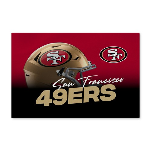 Моющийся коврик для пола Northwest NFL San Francisco 49ers Headspace, 20 x 32