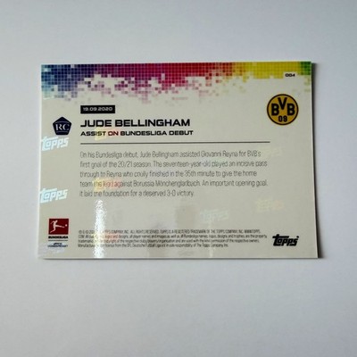 2020 Topps Now Bundesliga #4 Jude Bellingham RC