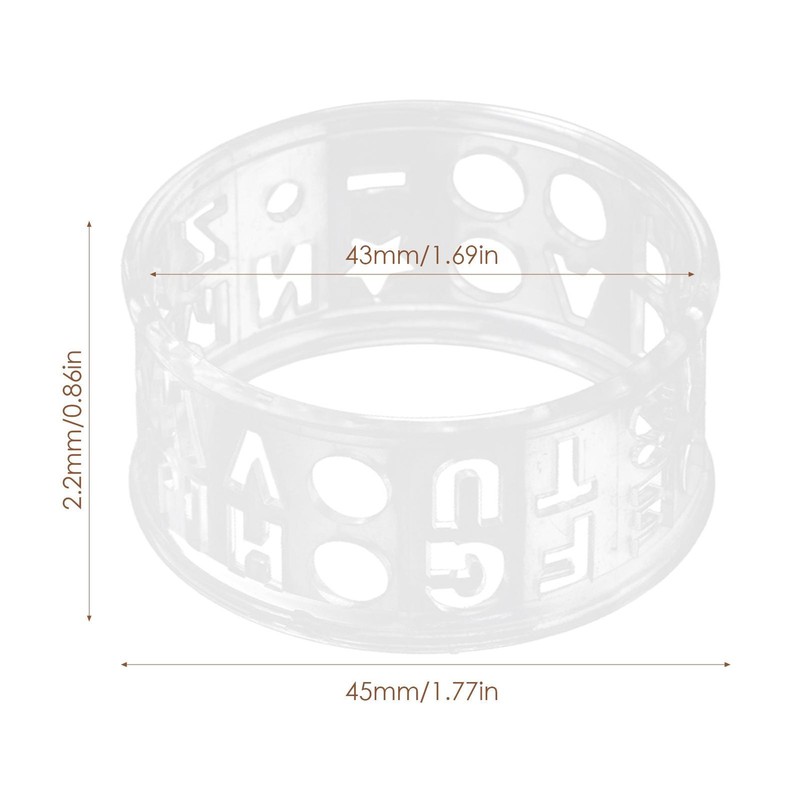 Golf Ball Liner Clear Golf Ball Marking Template Unique Letter Golf Ball Liner