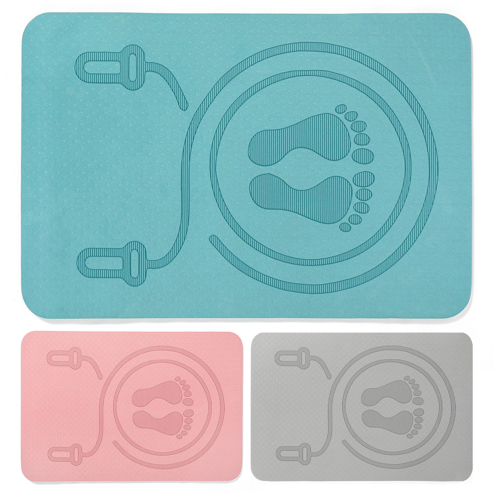 Jump Rope Mat Buffer Mute Exercise Mat Workout Mats for Home