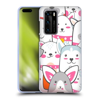 OFFICIAL HAROULITA CATS AND DOGS SOFT GEL CASE FOR HUAWEI PHONES