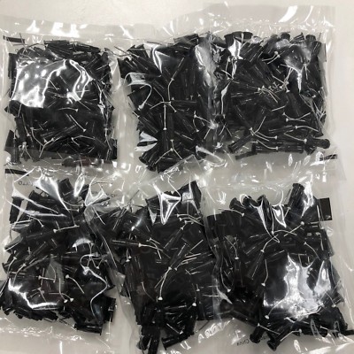 Black Flow Sealant Pre-Bent Applicator Needle Tips, 20 Gauge (Pack of 600)