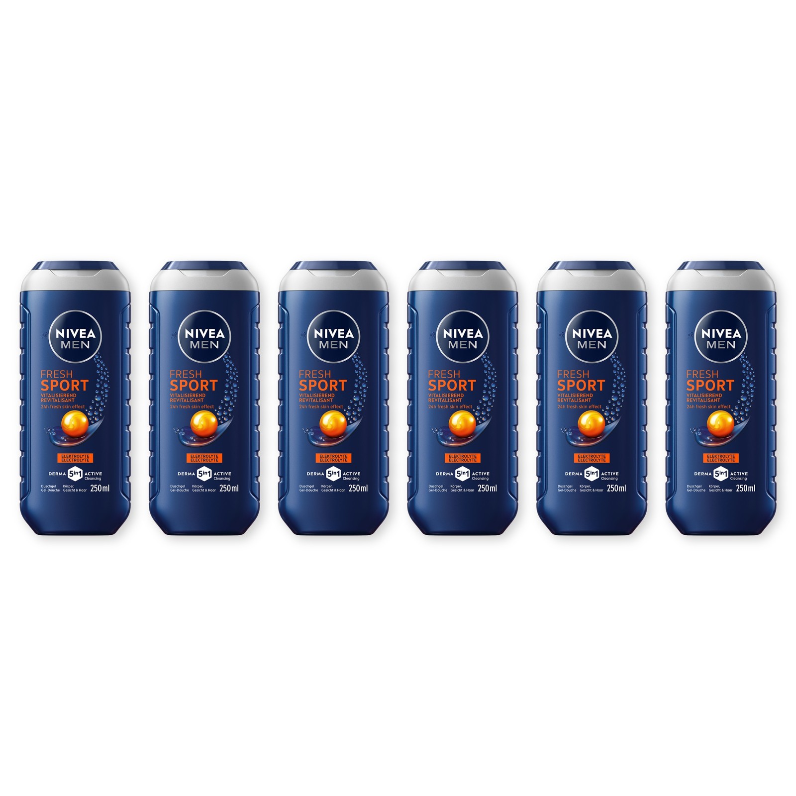 NIVEA MEN Pflegedusche Fresh Sport 6 x 250ml - Bild 1 von 9