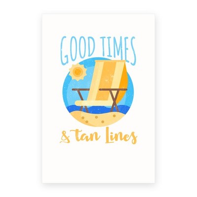 DistinctInk Greeting Card - Good Times And Tan Lines