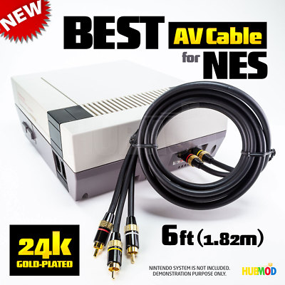 NEW NES AV Cable Audio Video TV Cord Original Nintendo System -Replace RF Switch