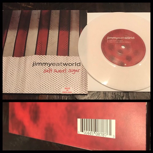 JIMMY EAT WORLD レコード　US original JIMMY EAT WORLD Salt Sweat Sugar 7” White Vinyl-Impossibles