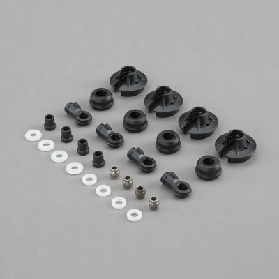 Team Losi Racing TLR253002 Shock Plastics and Balls (4): 5B, 5T, MINI