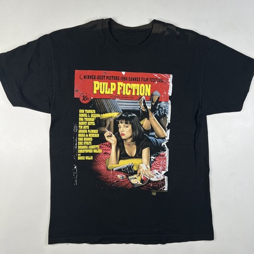 Vintage 1994 90s Pulp Fiction Movie Promo Tarantino T Shirt XL Backstage  Pass
