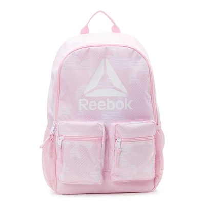 Reebok Childrens Sienna Unisex 16.5'' Laptop Padded Backpack Rose Pink