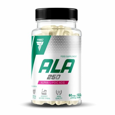 TREC ALA PILLEN - Alpha-Liponsäure - kämpft gegen freie Radikale und Alterung
