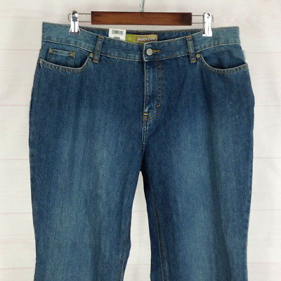 Old Navy womens bootcut denim jeans plus size 16 med wash 100% cotton
