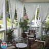 youleyar Sheer Outdoor Curtains for Patio Waterproof 2 Panels Linen Look Rod Pocket Indoor Grey Voile Curtain for Living Room, Bedroom, Porch, Pergola, Cabana, Gazebo(52x108 Inch, Grey)