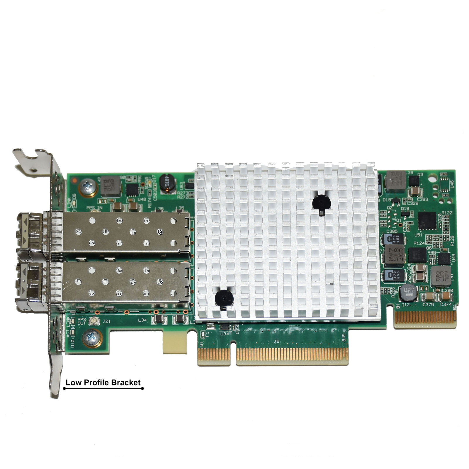 SolarFlare SFN7022F 10Gbps Dual-Port SFP+ PCIe 3.0x8 Low Profile Network Adapter