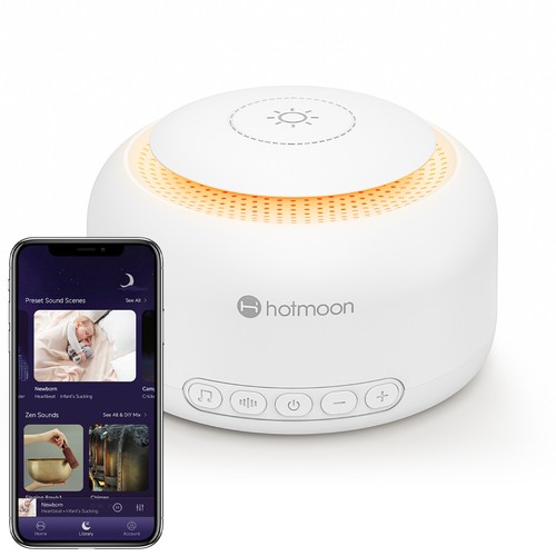 Hotmoon Mona 300+ Sounds White Noise Machine Sound Sleeping Aid APP Control DIY