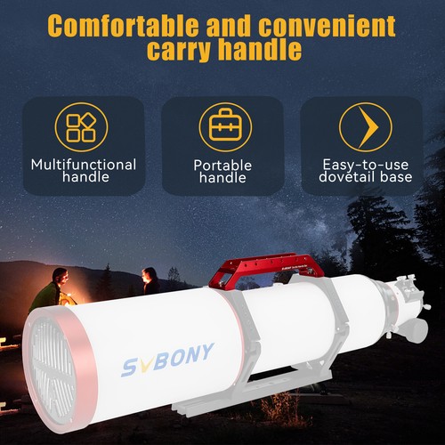 SVBONY SV211 203mm Handle Bar Finder Dovetail for SV503 102mm SV550 122mm OTA