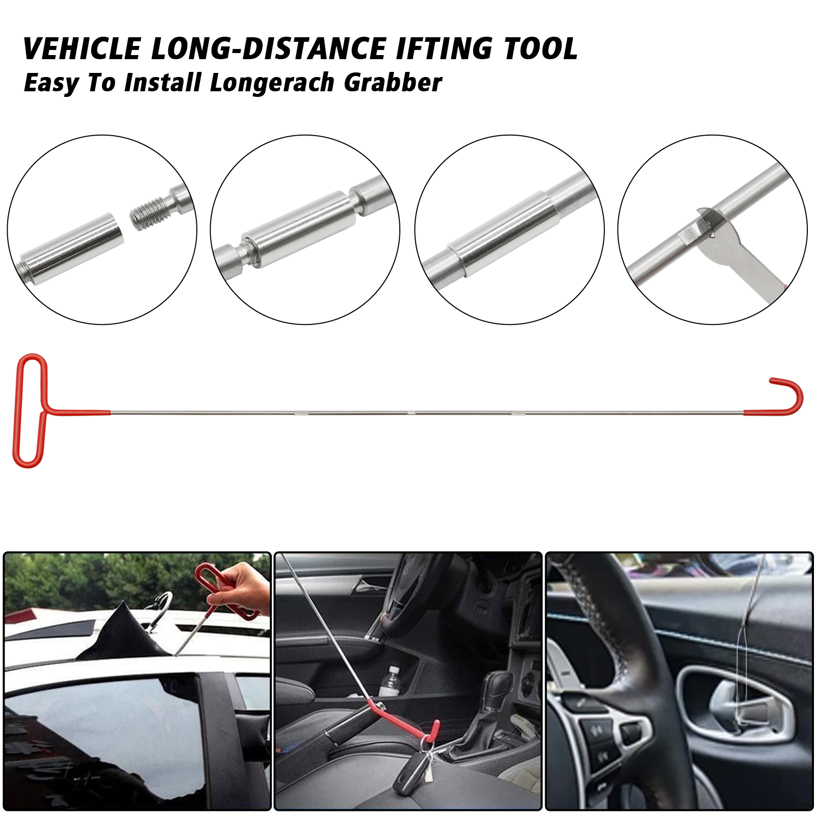 Kit Para Abrir Puerta De Auto Carro, Completo 27 Pc Profesional Long Reach Tools