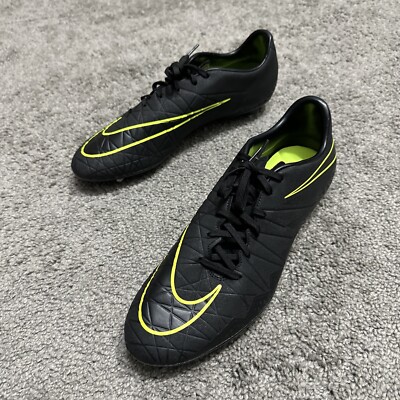 Nike Hyper Venom Phelon II SG Football Cleats 768900-009 Black Volt Sz 12 