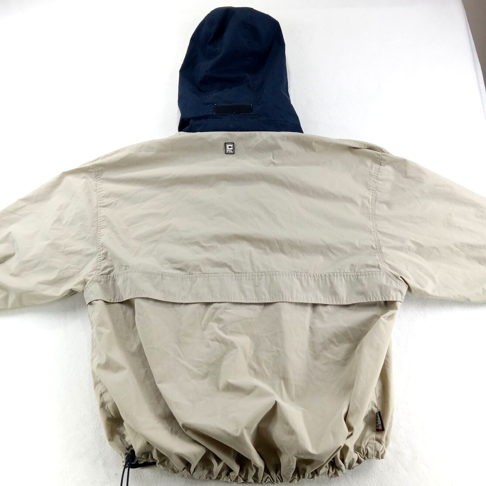 Vintage 90&rsquo;s Chaps Ralph Lauren Jacket Mens Sz. XL  Hooded Windbreaker Coat