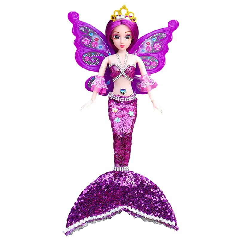 Mermaid Princess Dolls Pool Toy Baby Girl Bath Water Toy DIY Dress Children Gift