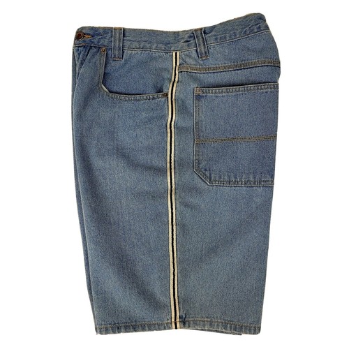 Vtg Bugle Boy Denim Jean Shorts NWT Size 31 Blue Regular Fit Cargo Style