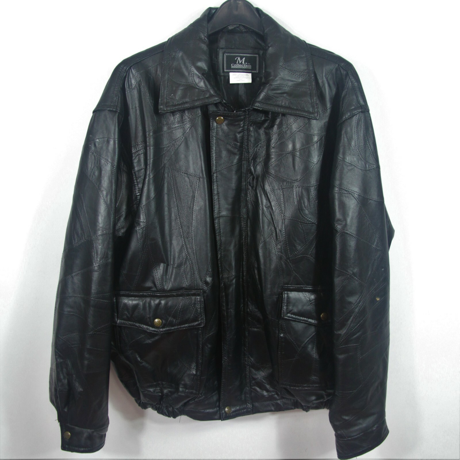 M. Collection Men's Leather Jacket, Size XLG | eBay M. Collection Men's Leather Jacket, Size XLG | eBay