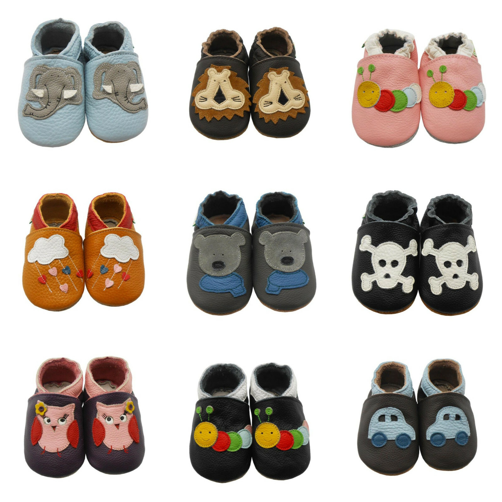 Sayoyo Kinder Krabbelschuhe Lauflernschuhe Baby Leder Hausschuhe Blitzversand!!