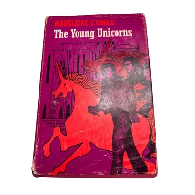 The Young Unicorns Madeleine L'Engle Hard Cover Dust Jacket Vintage 1977 Good