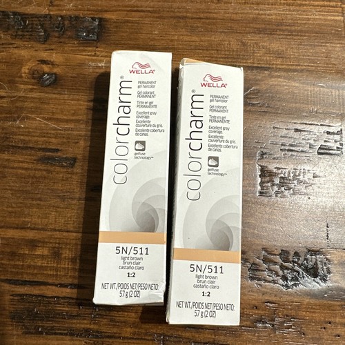Charm Permanent Dye Gel 5n/511 Light Brown 2oz Each