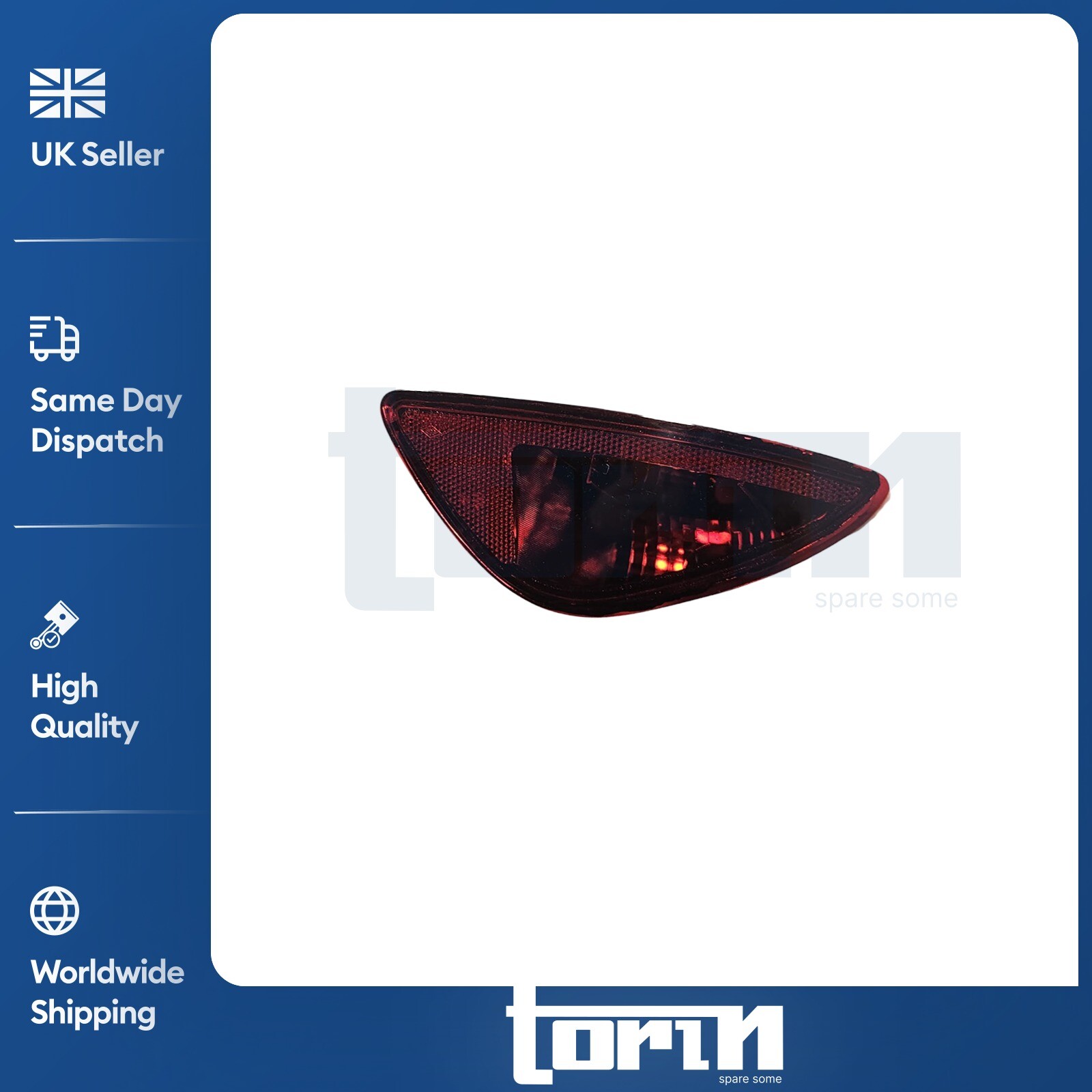 For Renault Clio Mk3 2007-2011 Fog Light Lamp Reflector Left Passenger Side Rear