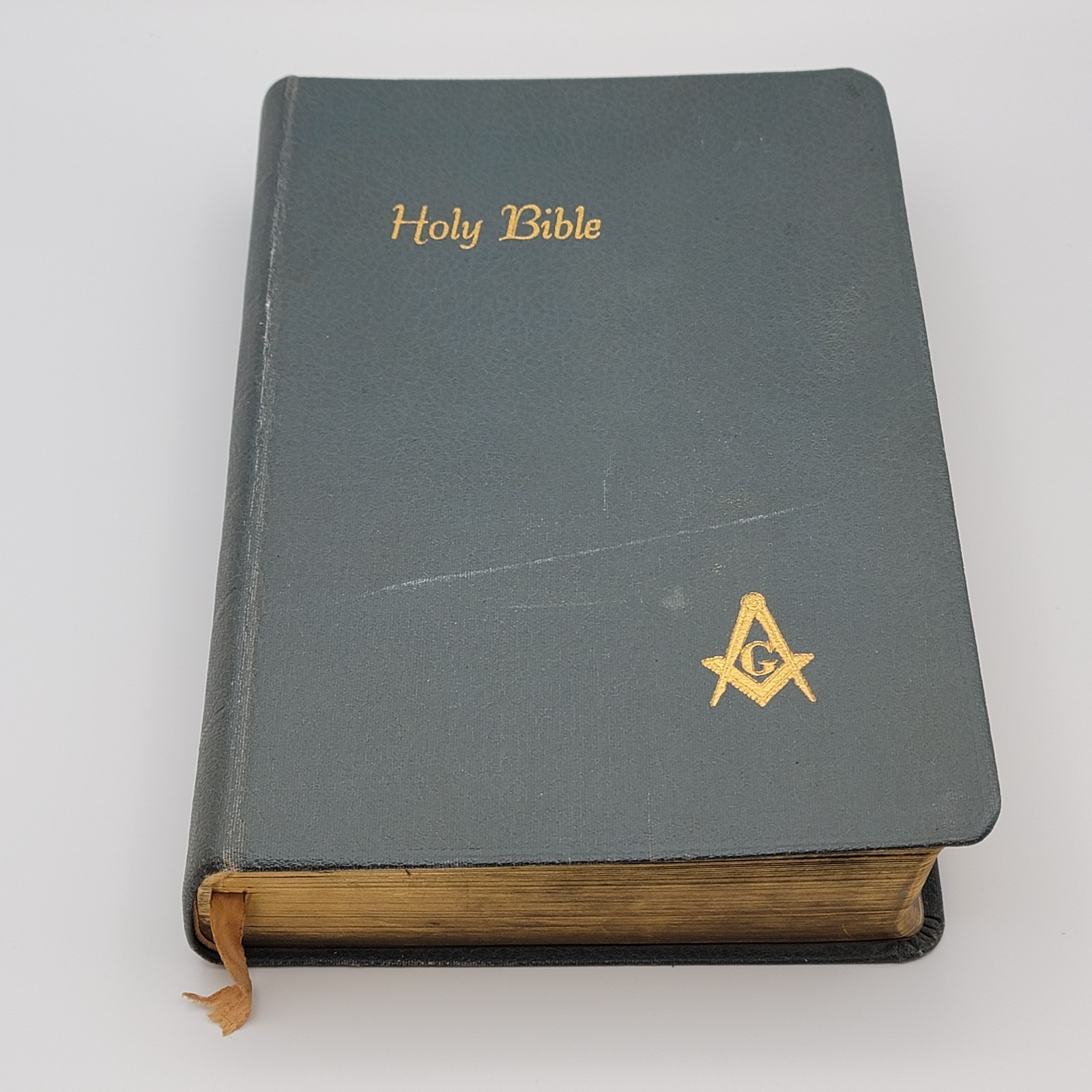 フリーメイソン Holy Bible Masonic Edition 聖書 Freemason Holy Bible Masonic Edition BLUE 1953 Dedicated