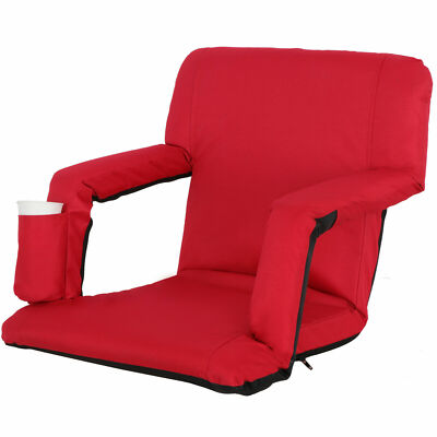 Red Wide Stadium Seats Chairs for Bleachers or Benches Folding Stadium Seats