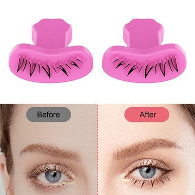 2x Lazy DIY Lower Lashes Eyelash Template Under Eyelash Stamper for Girls