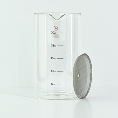 Replacement Glass With Steel Filters Fire Hardened Borosilicate Bea
