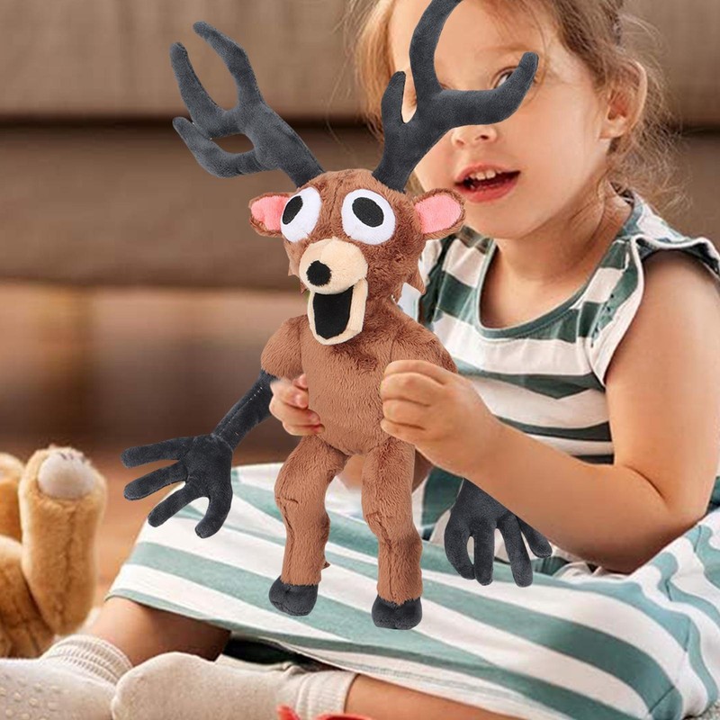 99 Nights 99-Nights In The Forest Peluche, 13 En Jouets En Peluche Monstre Cerf, Poupée En Peluche De Collection Pour Fans De Jeux