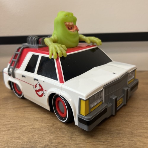 Ghostbusters Electric Ecto-1 RC Toy Car w Glowing Slimer (2016) No Remote