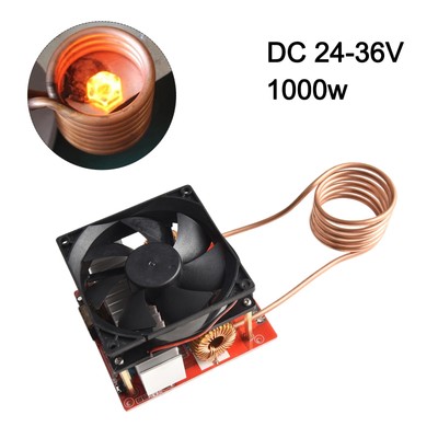 Safe to Use 1000W ZVS Induction Heating Plate Board Kit for Metal Smelting