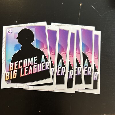 BECOME A BIG LEAGUER Scratch Off 2023 Topps Big League Unscratched lot of 7