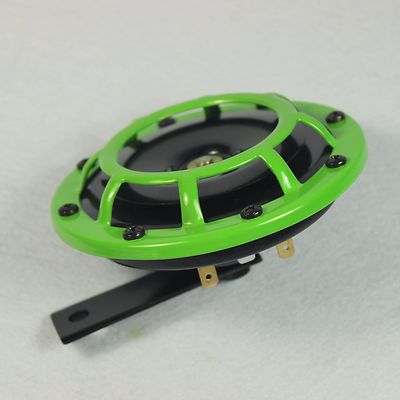 LOUD GRILLE MOUNT  GREEN SUPER COMPACT ELECTRIC BLAST TONE HORN KIT FOR 12V