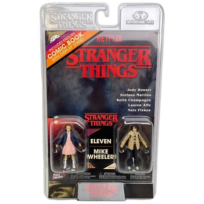 Stranger Things Page Punchers Eleven Mike Wheeler Figure Comic Book Mcfarlane