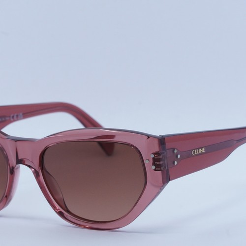 Pre-owned Celine Cl40219i 74t Pink/gradient Bordeaux 54-18-135 Sunglasses Authentic In Red