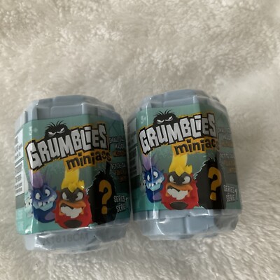 Grumblies Miniacs Series 1 Kids Toy Figures Brand New LOT 2 Sets